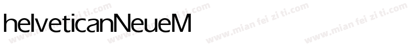 helveticanNeue Medium字体转换